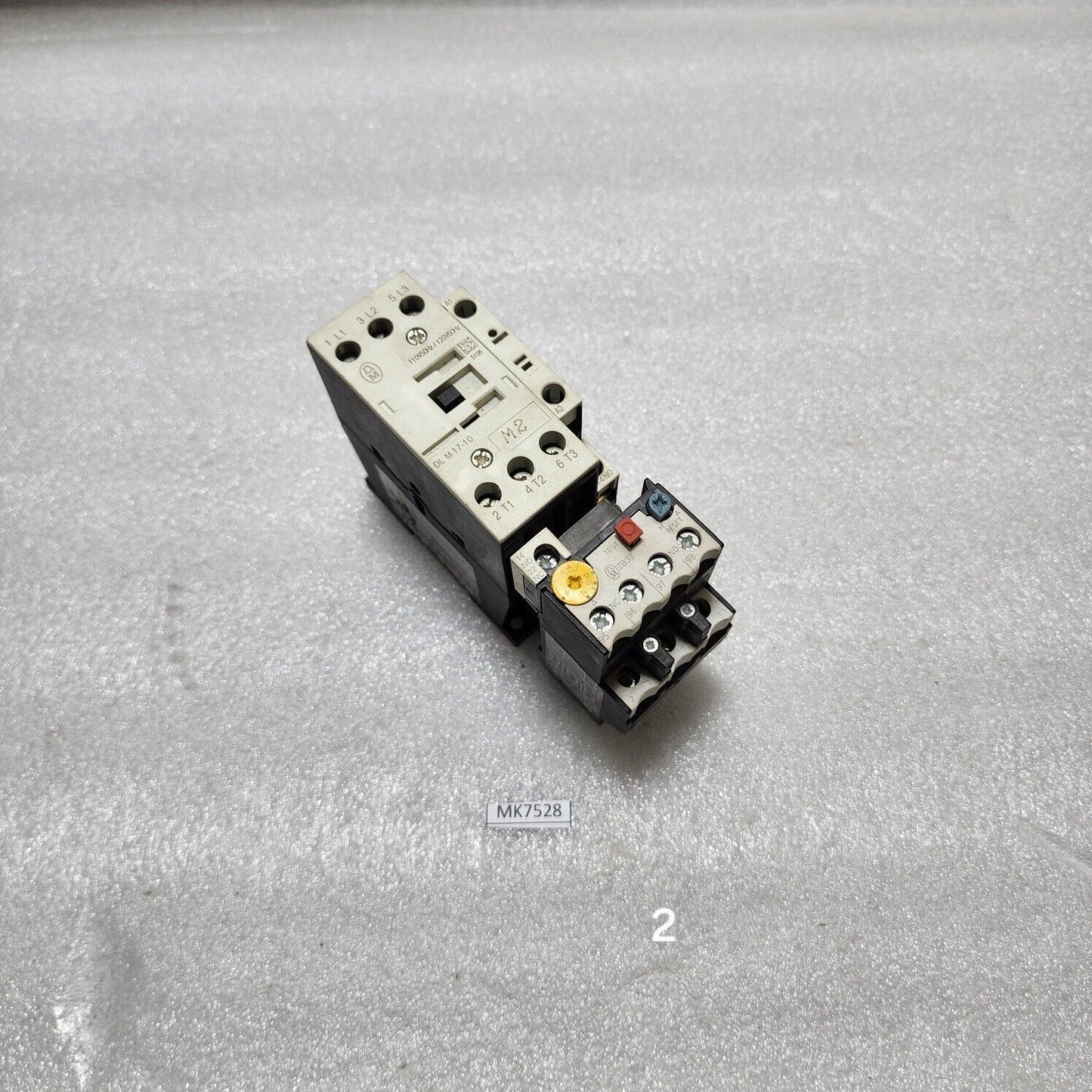 MOELLER DIL M 17-10 CIRCUIT BREAKER ZB32-16 OVERLOAD RELAY