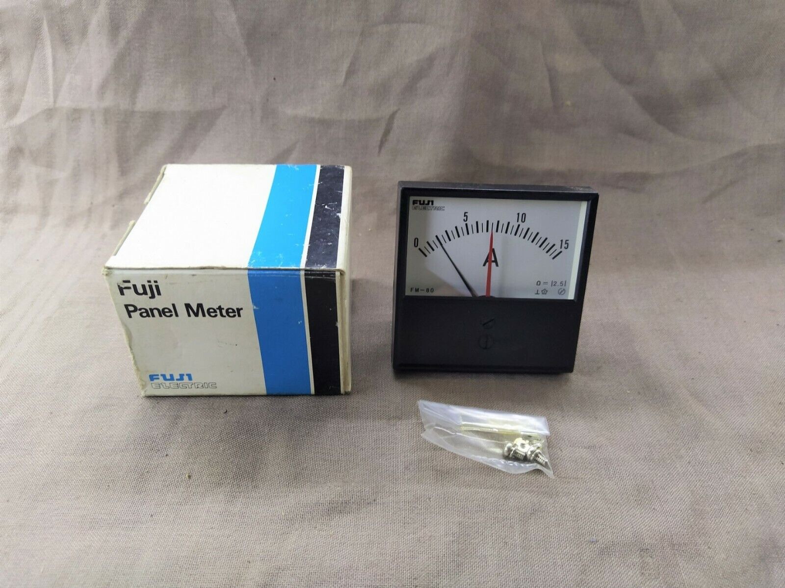 Fuji FM-80 Ampere Meter 1.5A 10V Ammeter