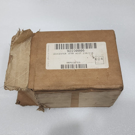 GEOCENTER XFMR ASSY NO 92230006 TRANSFORMER 230/115V