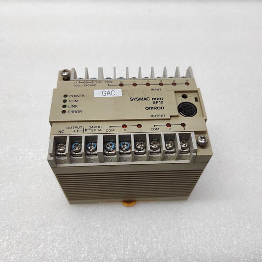 OMRON SP10-DR-A PROGRAMMABLE CONTROLLER 100-240VAC
