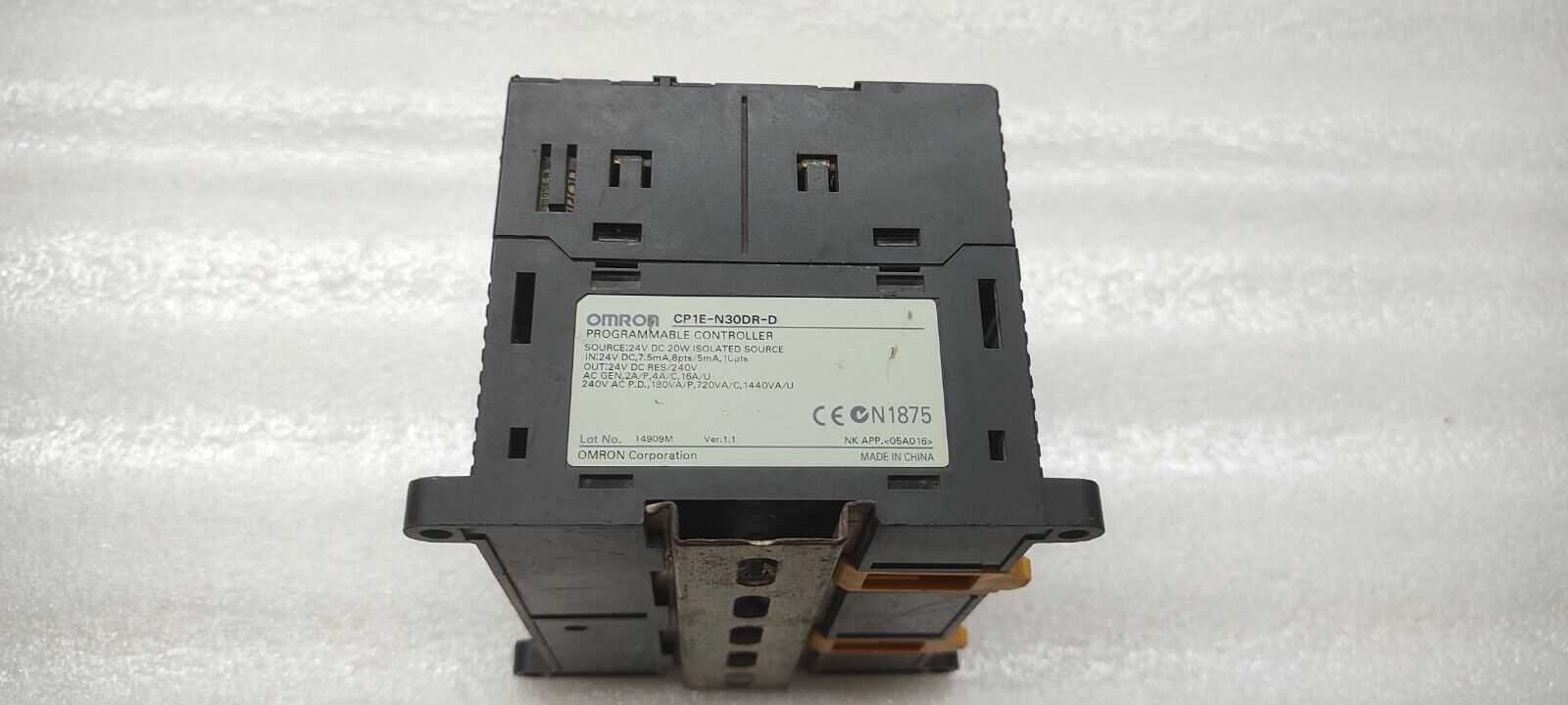 OMRON CP1E-N30DR-D PROGRAMMABLE CONTROLLER 24VDC CP1EN30DRD