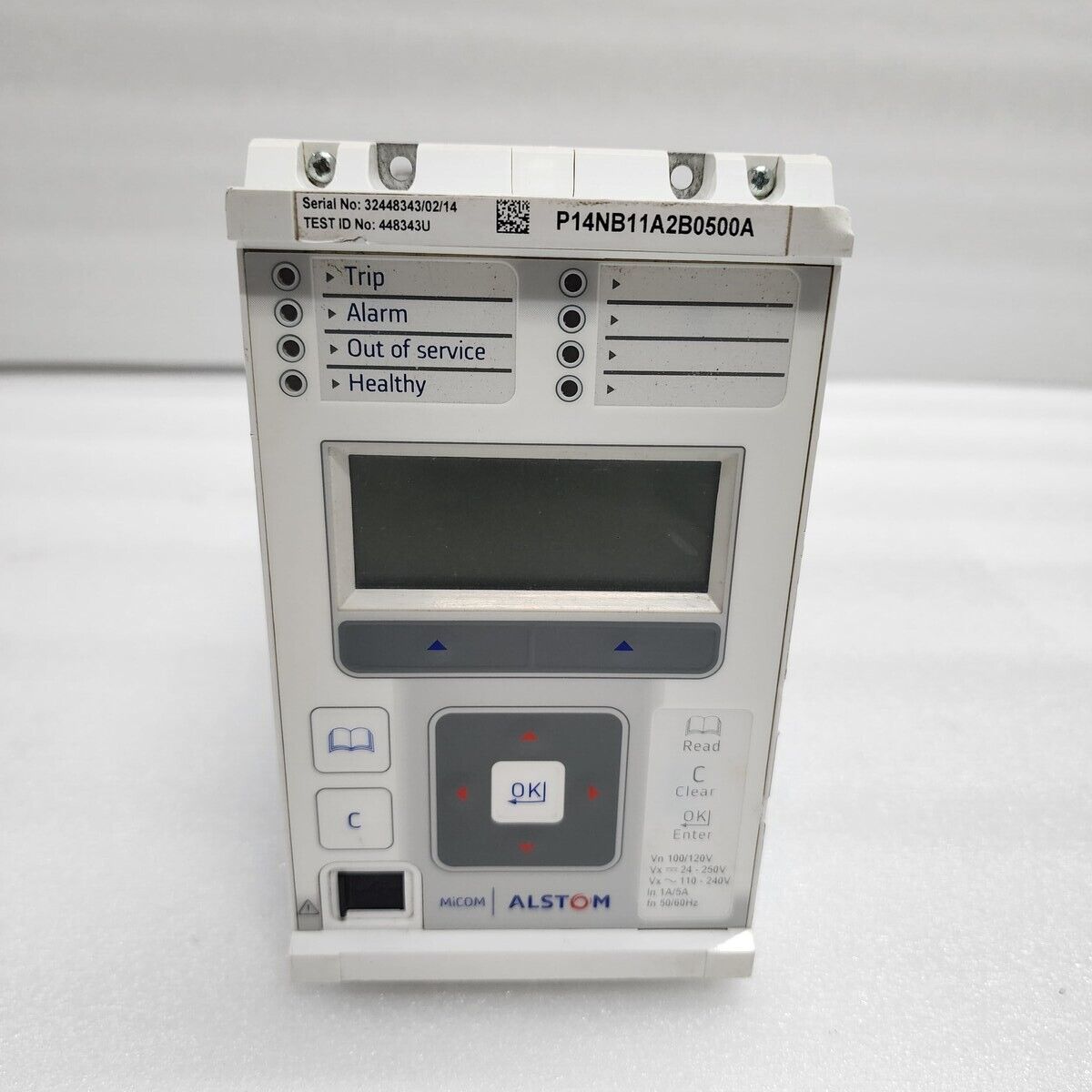 ALSTOM MICOM P14NB11A2B0500A P14NB NON DIRECTIONAL RELAY