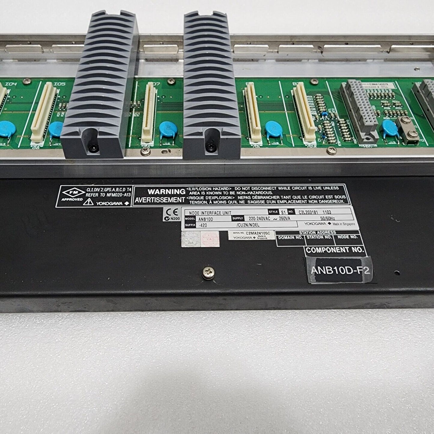 YOKOGAWA ANB10D NODE INTERFACE UNIT C2L203181-1103 220-240VAC