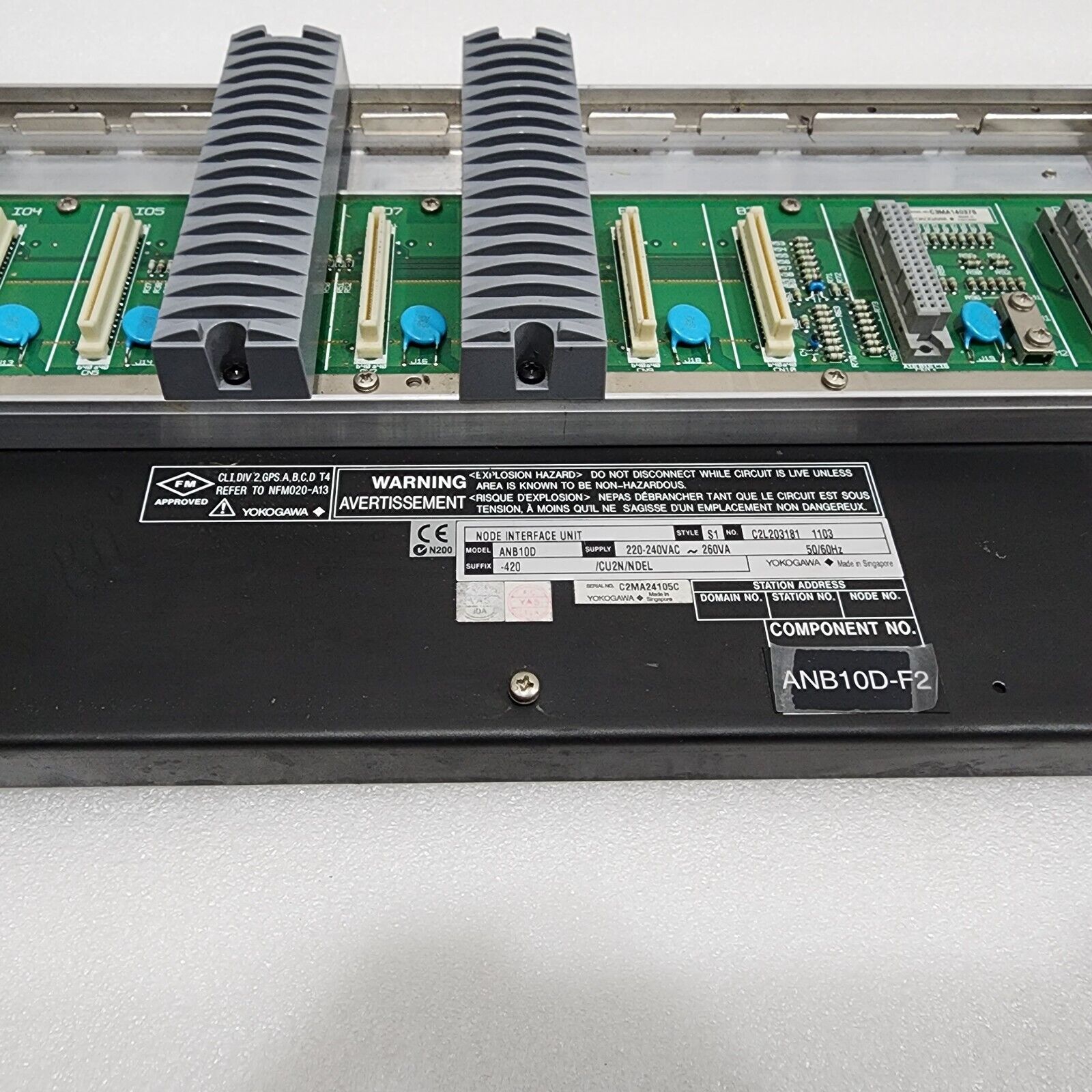 YOKOGAWA ANB10D NODE INTERFACE UNIT C2L203181-1103 220-240VAC