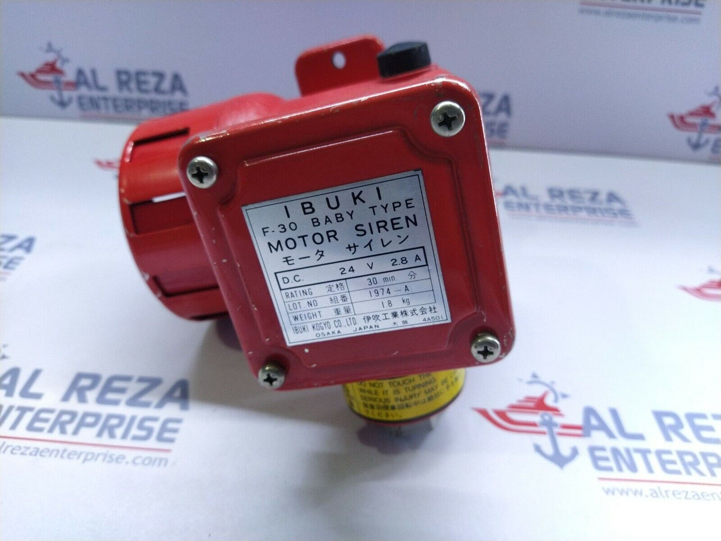 Ibuki F-30 Baby Type Motor Siren 24V DC F30