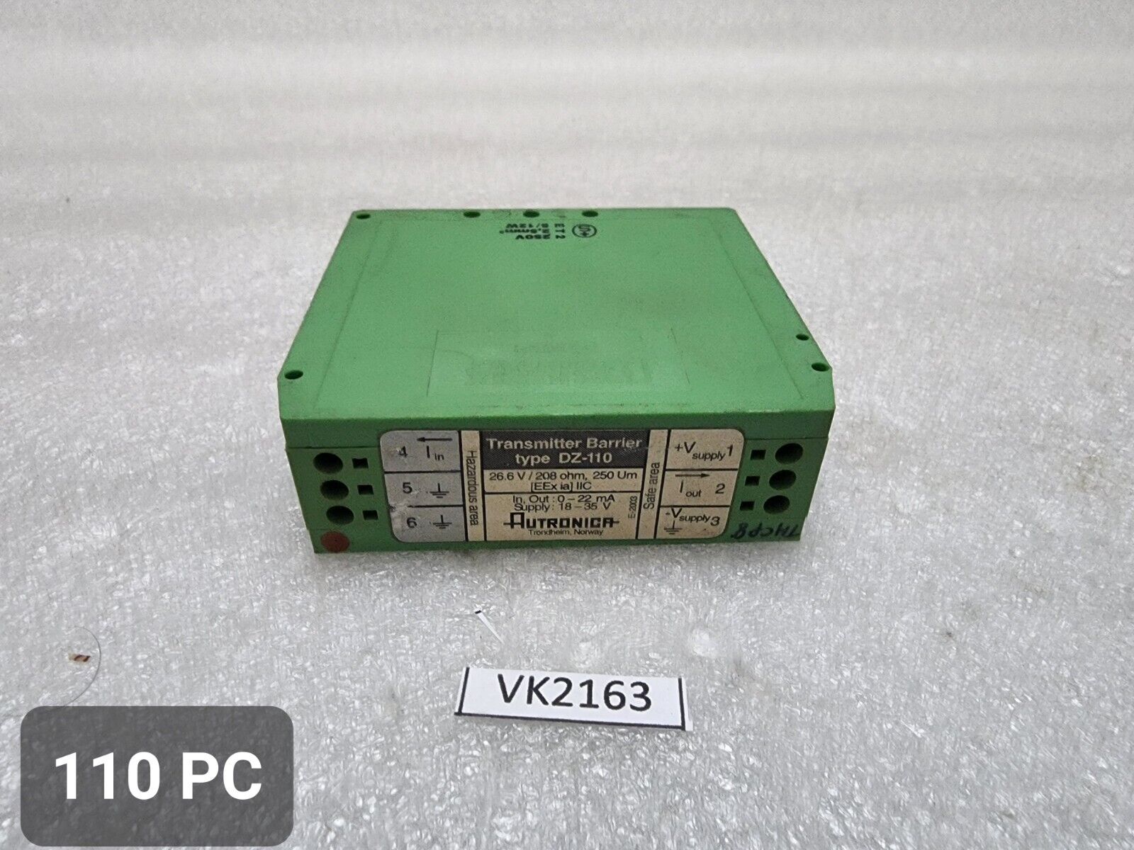 AUTRONICA DZ-110 TRANSMITTER BARRIER 18-35VDC