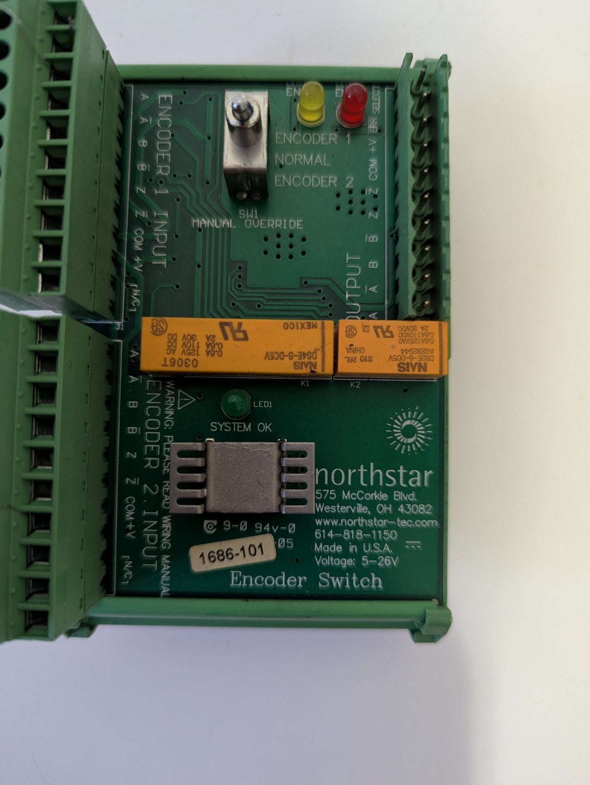 NORTHSTAR 757-3100-01 ENCODER SWITCH RIMSSW