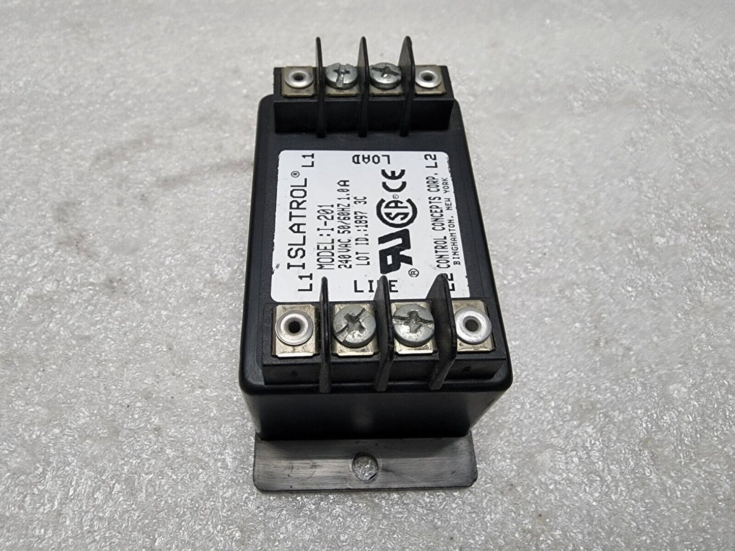 ISLATROL I-201 240VAC CONTROL CONCEPTS