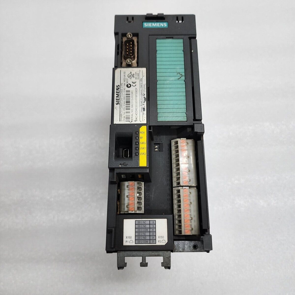 SIEMENS SINAMICS POWER MODULE 240 6SL3224-0BE15-5UA0 0.55kW CU240E-2 PN