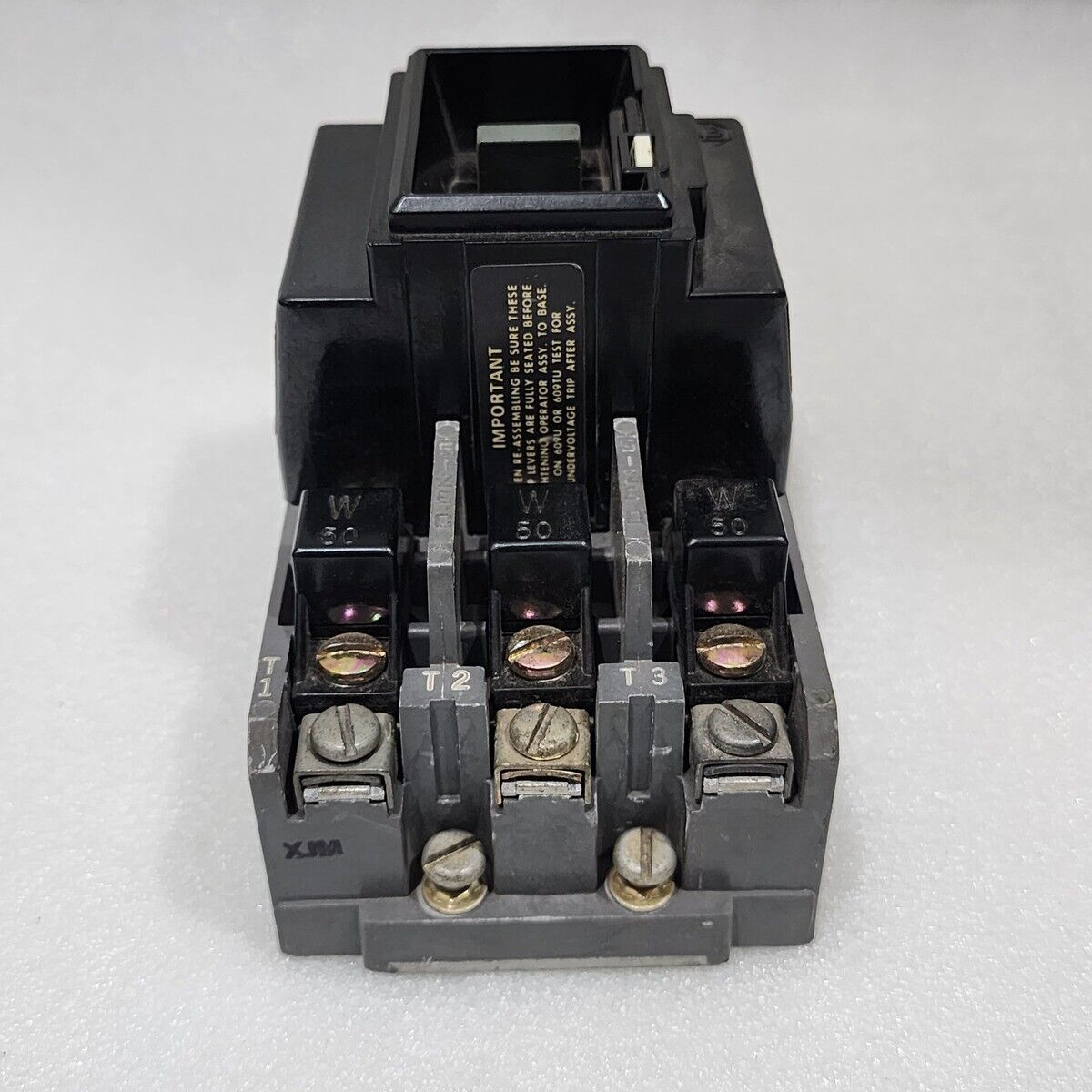 ALLEN BRADLEY CAT 609T-AOW MANUAL STARTING SWITCH SER G