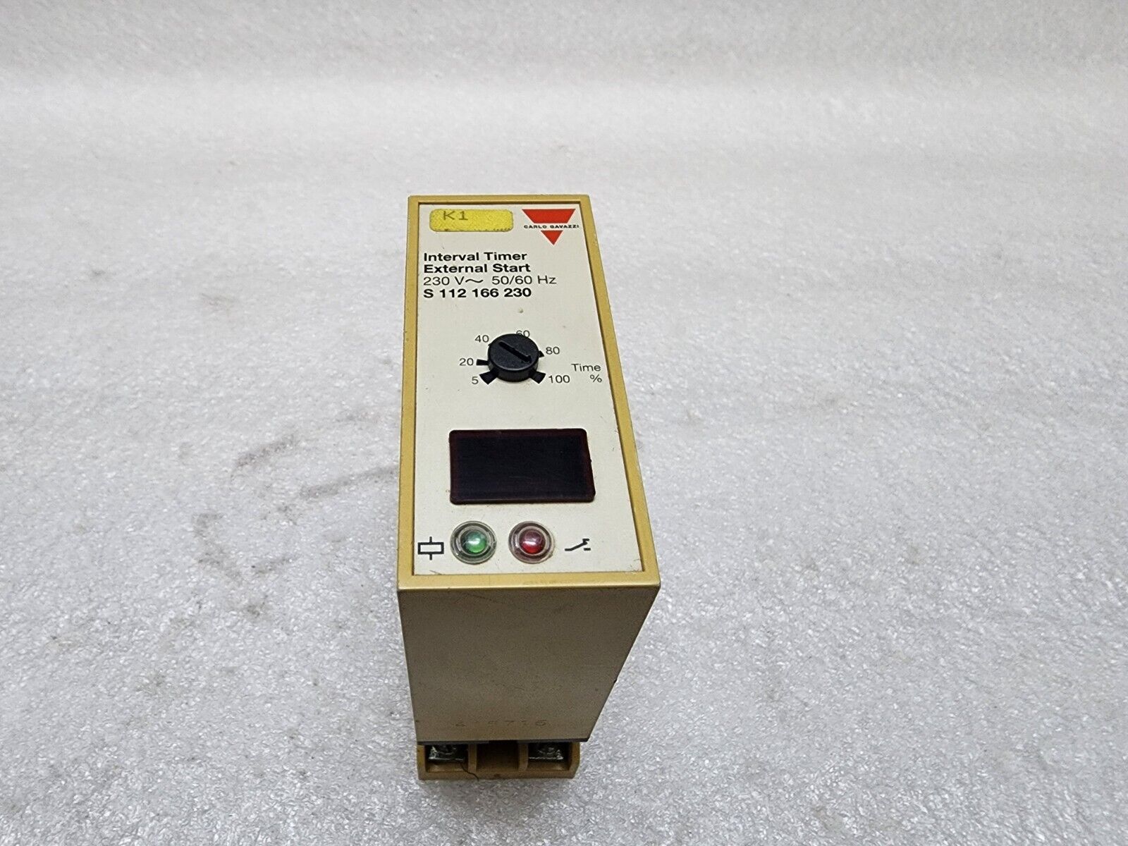 CARLO GAVAZZI S 112 166 230 INTERVAL TIMER S112166230 230V
