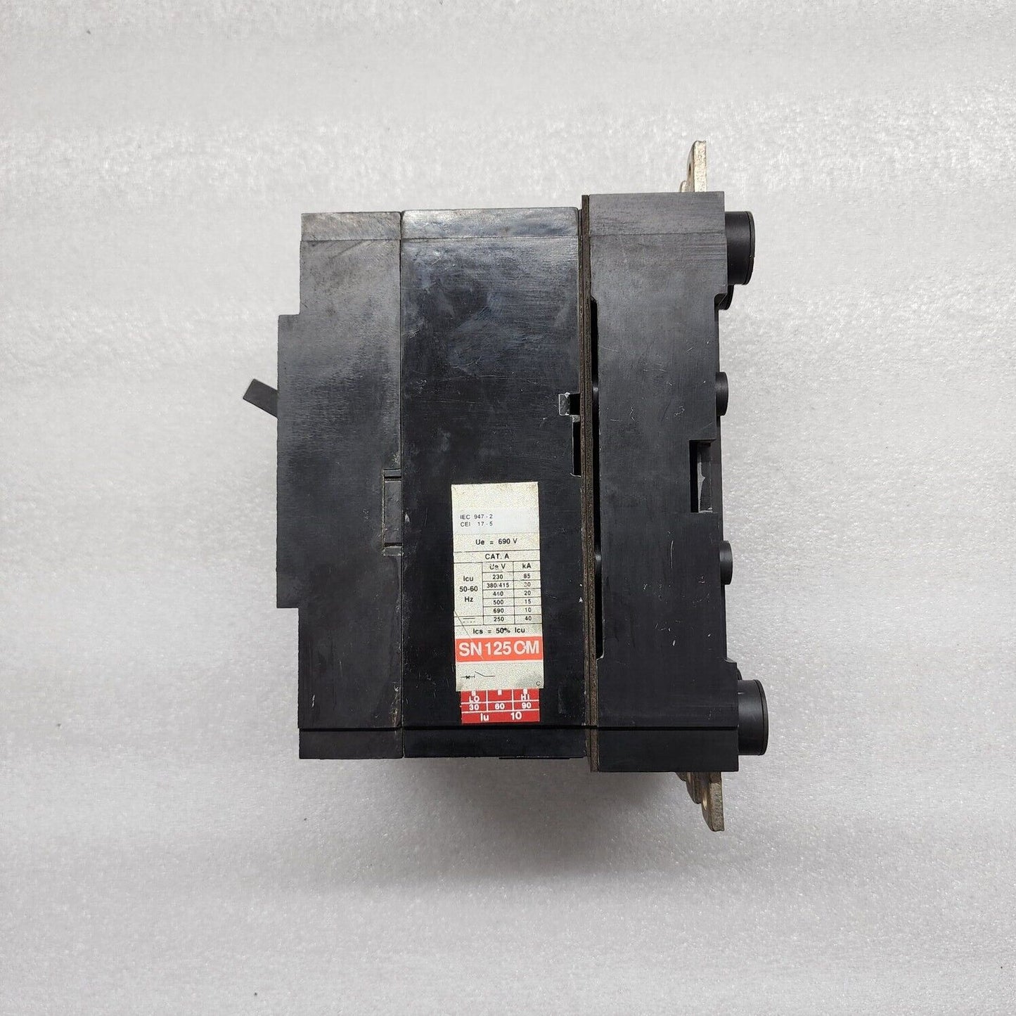 ABB SACE SM125CM 3-POLE CIRCUIT BREAKER 125A