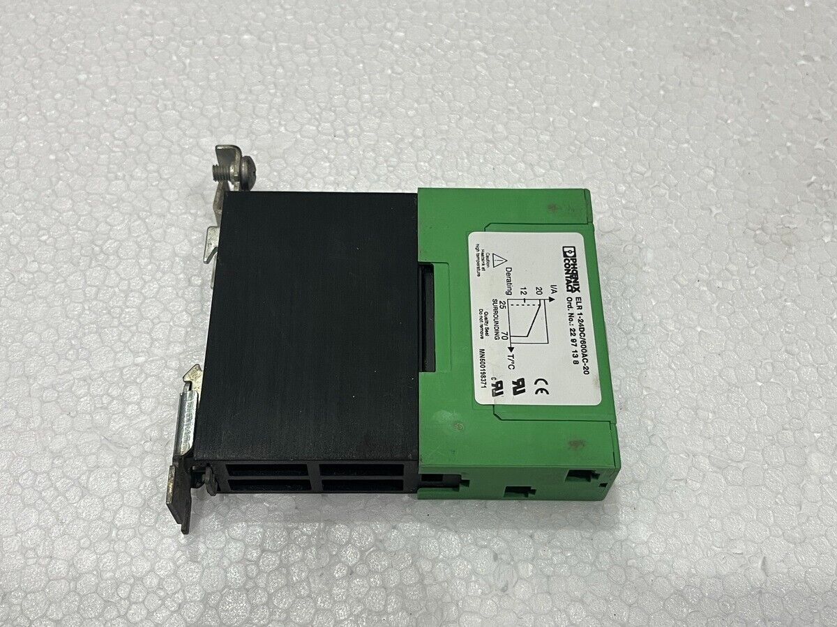 PHOENIX CONTACT ELR 1-24DC/600AC-20 SOLID STATE CONTACTOR 22 97 13 8