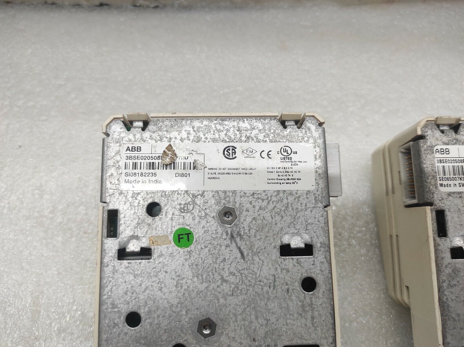 ABB DI801 3BSE020508R1 DIGITAL INPUT MODULE 