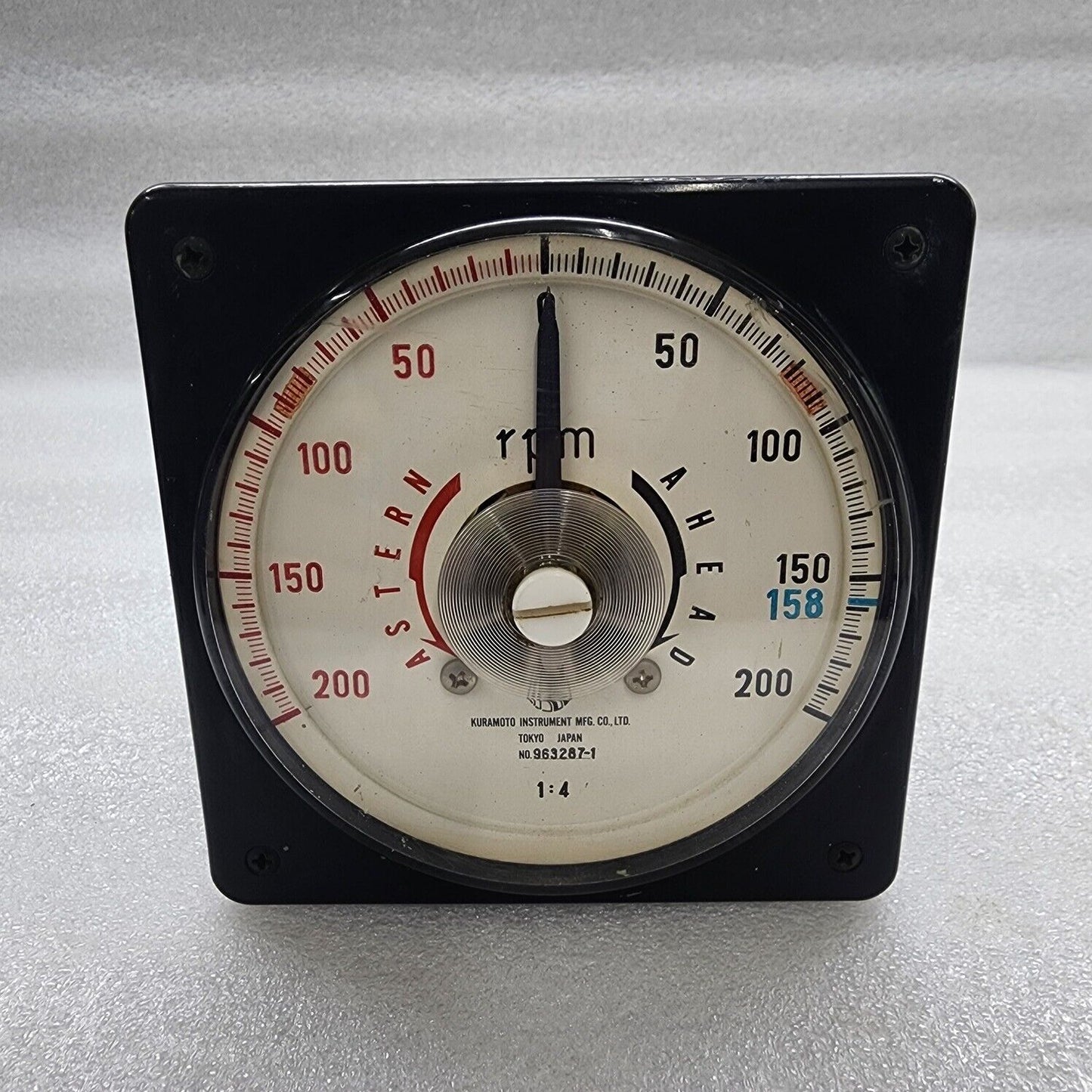 KURAMOTOR INSTRUMENT 963287-1 RPM METER