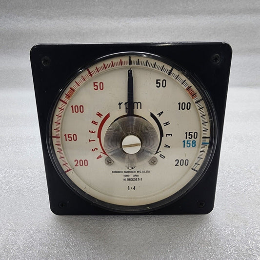 KURAMOTOR INSTRUMENT 963287-1 RPM METER