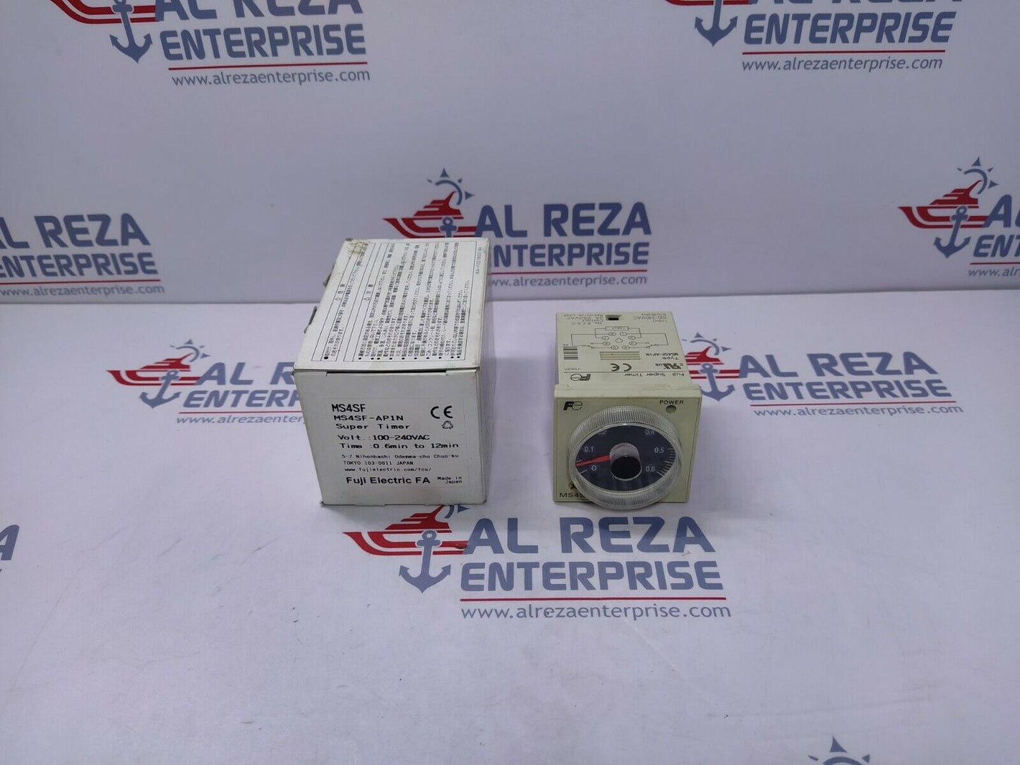 Fuji Electric MS4SF Super Timer MS4SF-APIN 100-240VAC 0.6-12 MIN