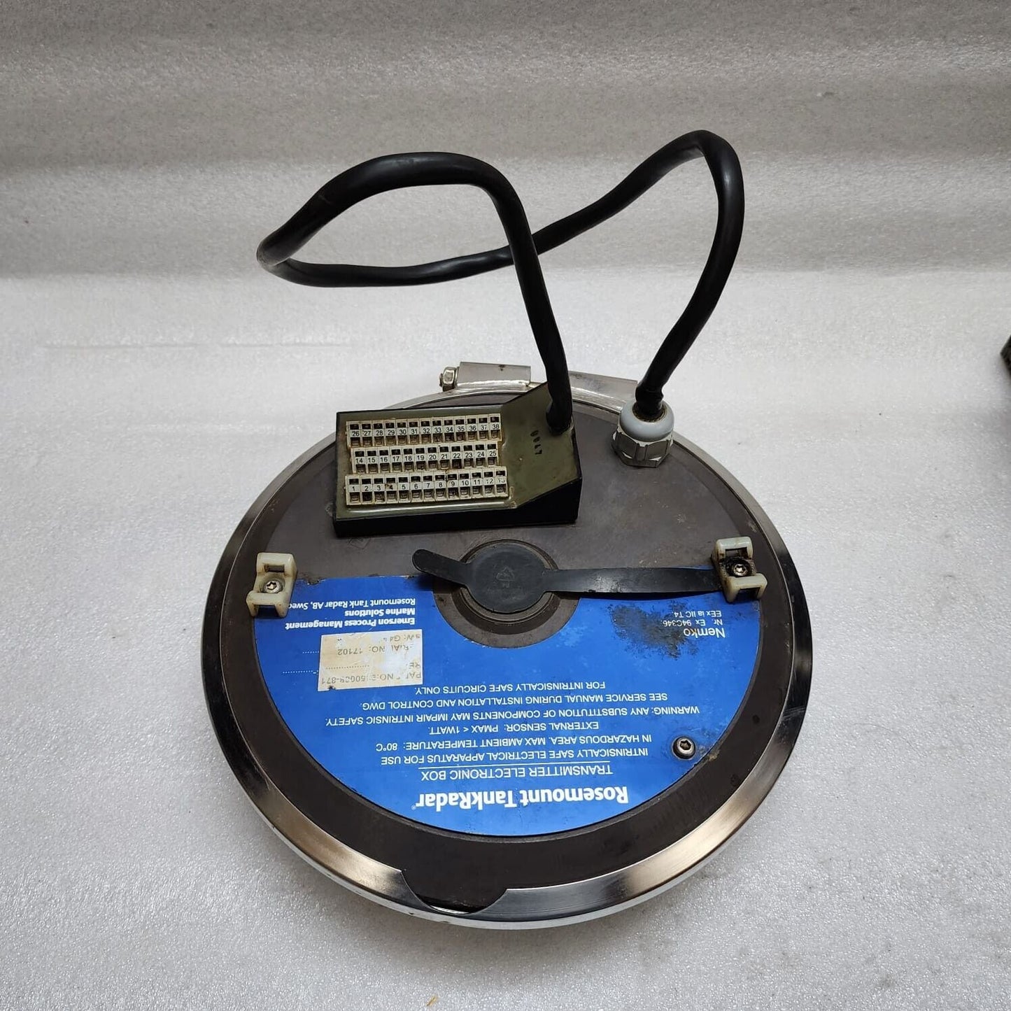 EMERSON ROSEMOUNT 9150068-871 TANKRADAR ELECTRONIC TRANSMITTER