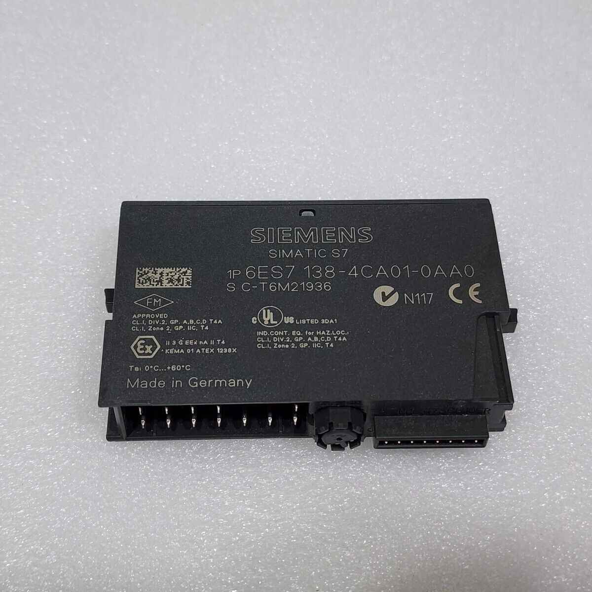 SIEMENS PM-E POWER INTERFACE MODULE 6ES7 138-4CA01-0AA0