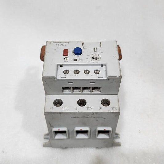 ALLEN BRADLEY E1 PLUS CAT 592-EEGD SER B OVERLOAD RELAY 18-90A