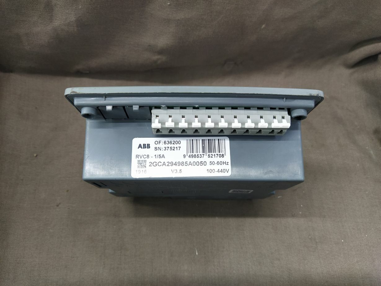 ABB RVC Power Factor Controller RVC8-1/5A 2GCA294985A0050 100-440V