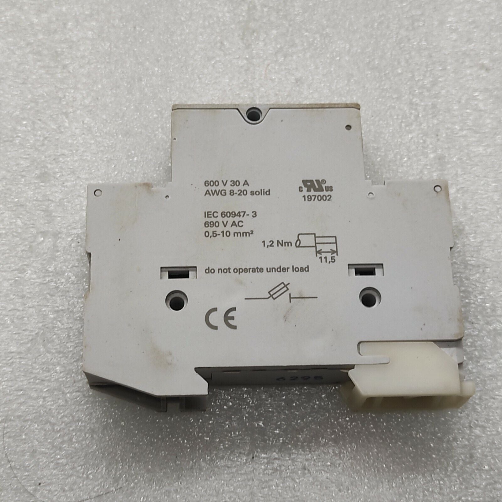 SIEMENS 3NW7 053 FUSE BASE 32A 400V