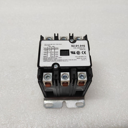 02.01.016 MAGNETIC CONTACTOR HCC-3XU04PU119 208/240VAC