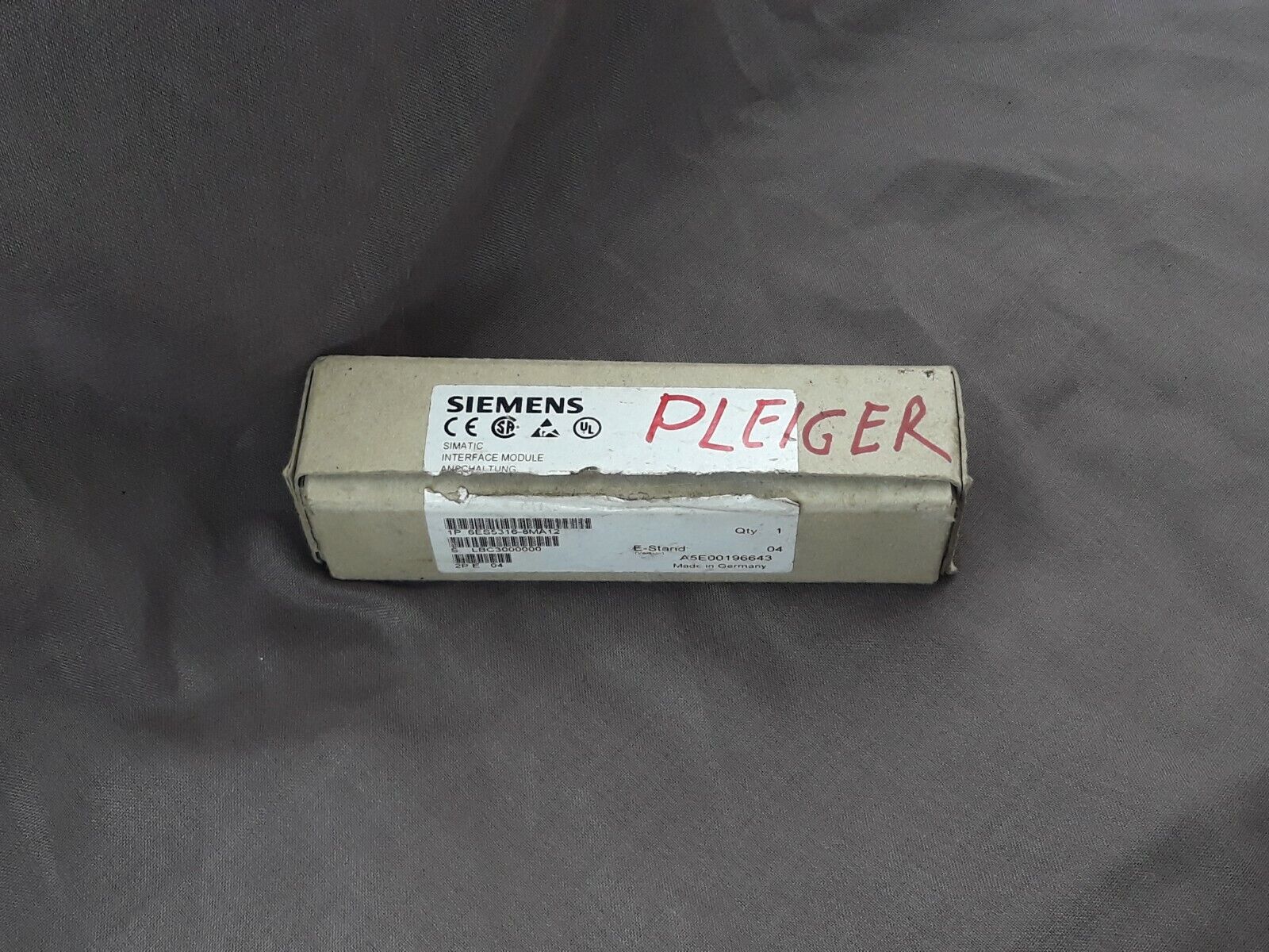 Siemens Simatic S5 Interface Module 6ES5 316-8MA12