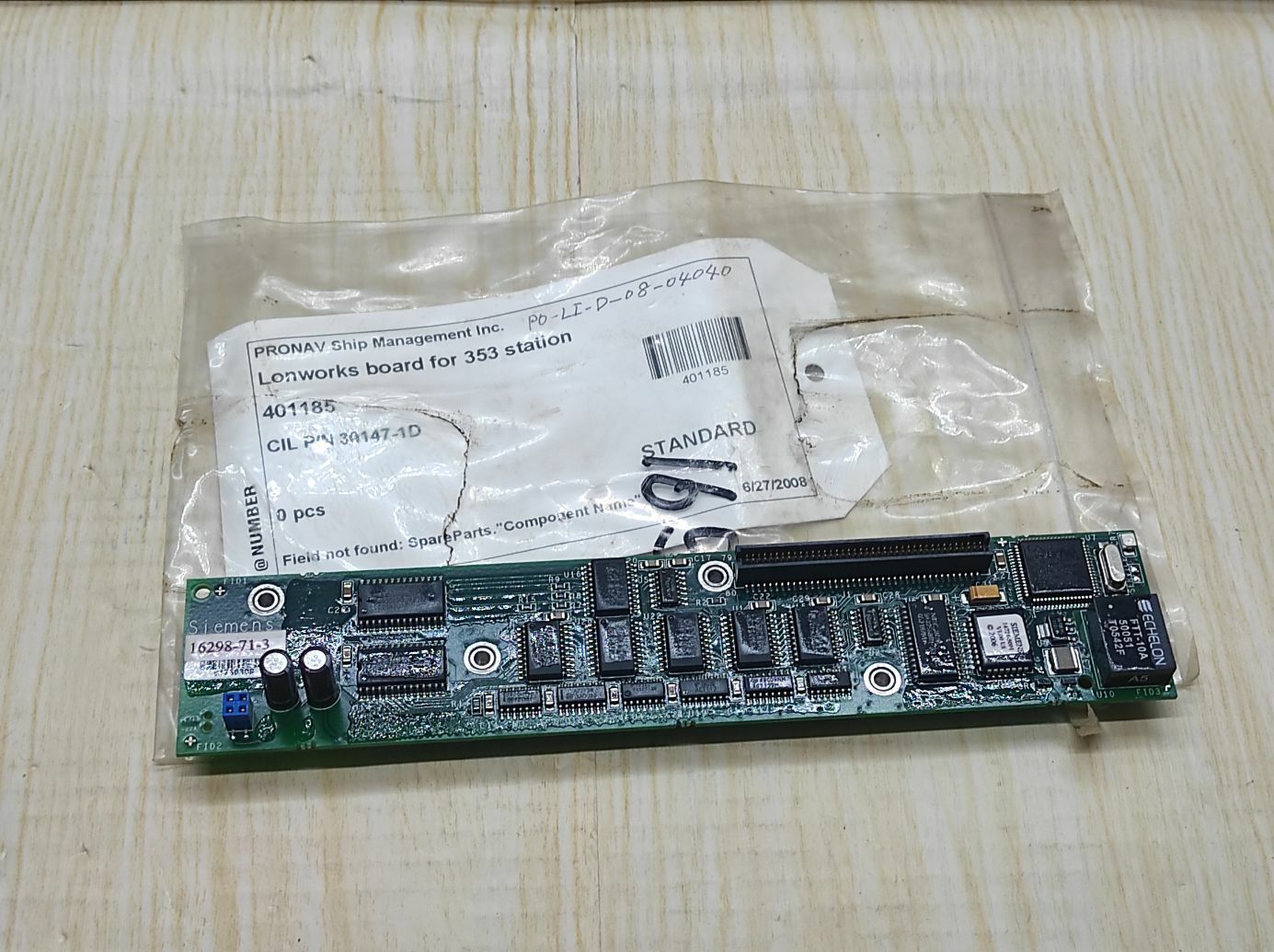 Siemens 16298-71-2 Lonworks Protocol Board Kit 16298712