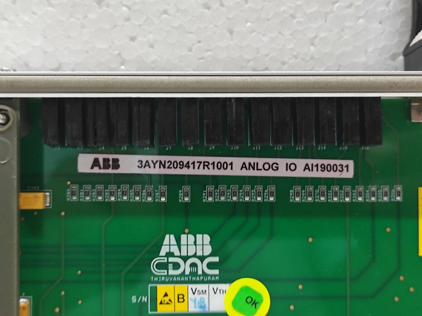 ABB 3AYN209417R1001 ANALOG I/O CARD