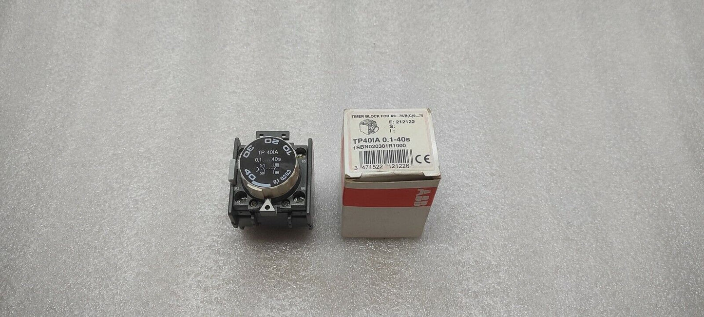 ABB TP40IA OFF DELAY TIMER MODULE 1SBN020301R1000 0.1-40S NIB