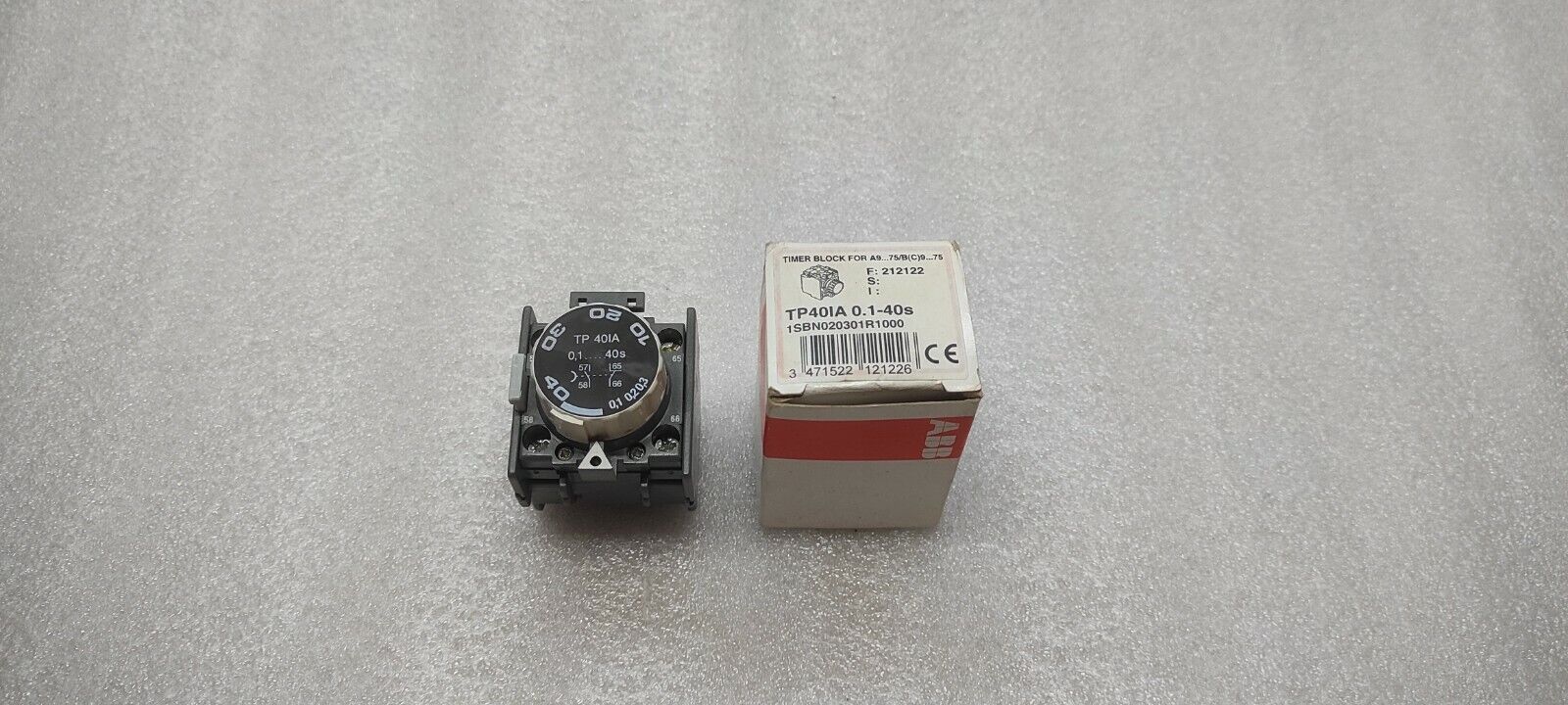 ABB TP40IA OFF DELAY TIMER MODULE 1SBN020301R1000 0.1-40S NIB