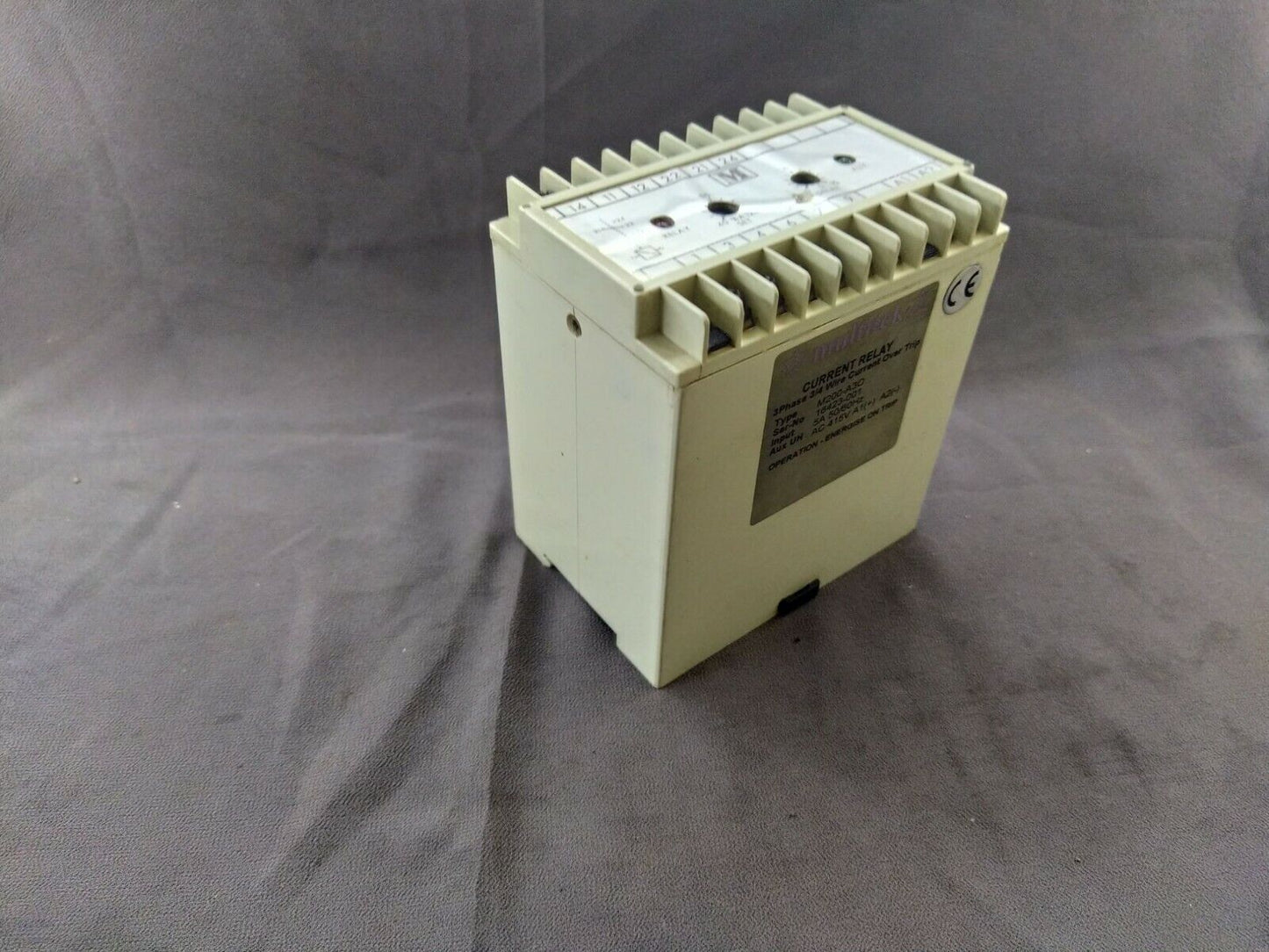 Multitek M200-A3O Current Relay 415V AC 3 PH Current Over Trip
