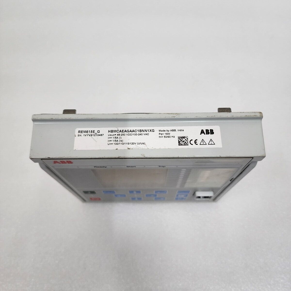 ABB REM615E_G FRONT DISPLAY PANEL HBMCAEAGAAC1BNN1XG