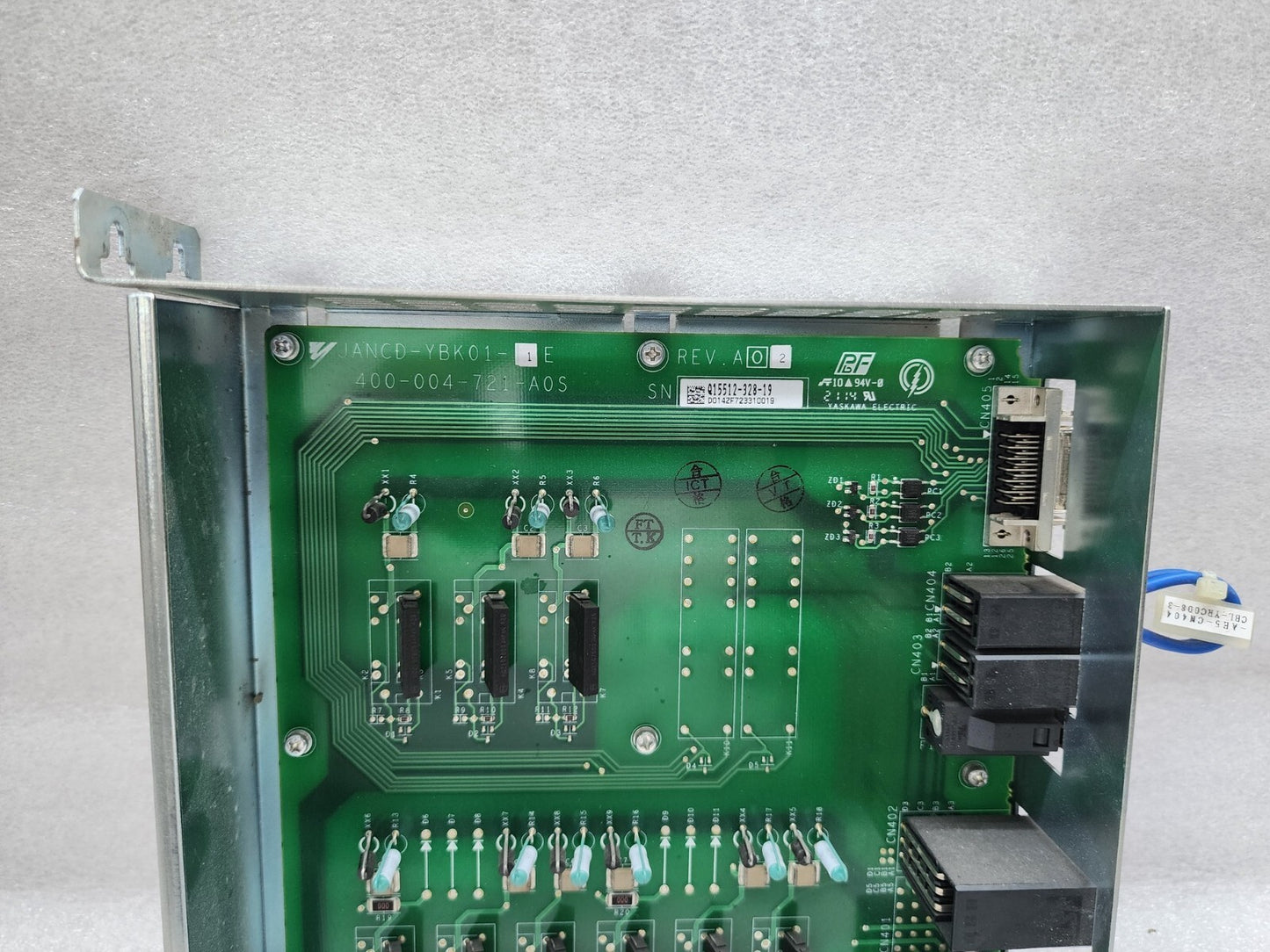 YASKAWA JANCD-YBK01-1E BRAKE CONTROL BOARD 400-004-721-A0S
