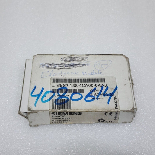 SIEMENS PM-E 6ES7 138-4CA00-0AA0 POWER INTERFACE MODULE