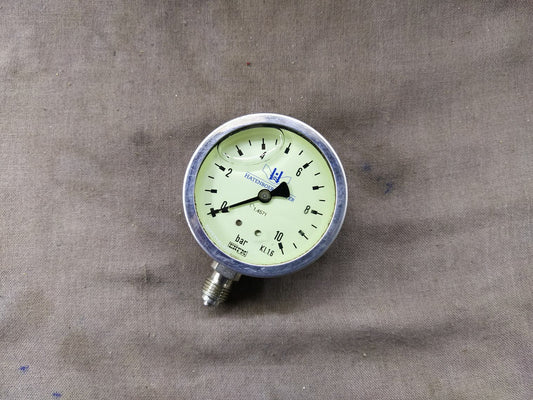 Hatenboer Water ENFM  C 1.4571 Pressure Gauge 10 BAR KI. 1.6