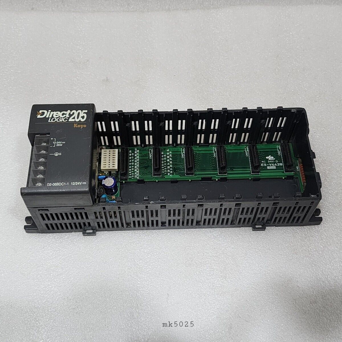 KOYO D2-06BDC1-1 DIRECT LOGICE 205 POWER SUPPLY WITH RACK