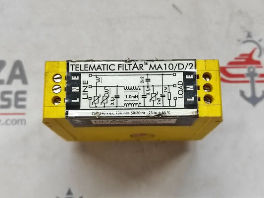 TELEMATIC FILTER MA10/D/2 EMC FILTER ARRESTOR MA10D2