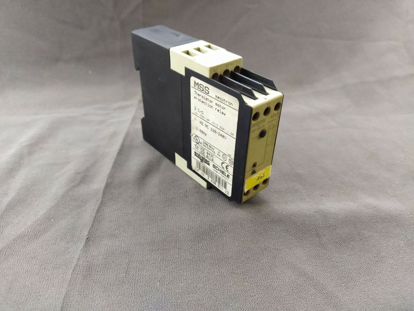Schiele MSS Mecotron Thermistor Motor Protection Relay 2-430-811-13 220-240V