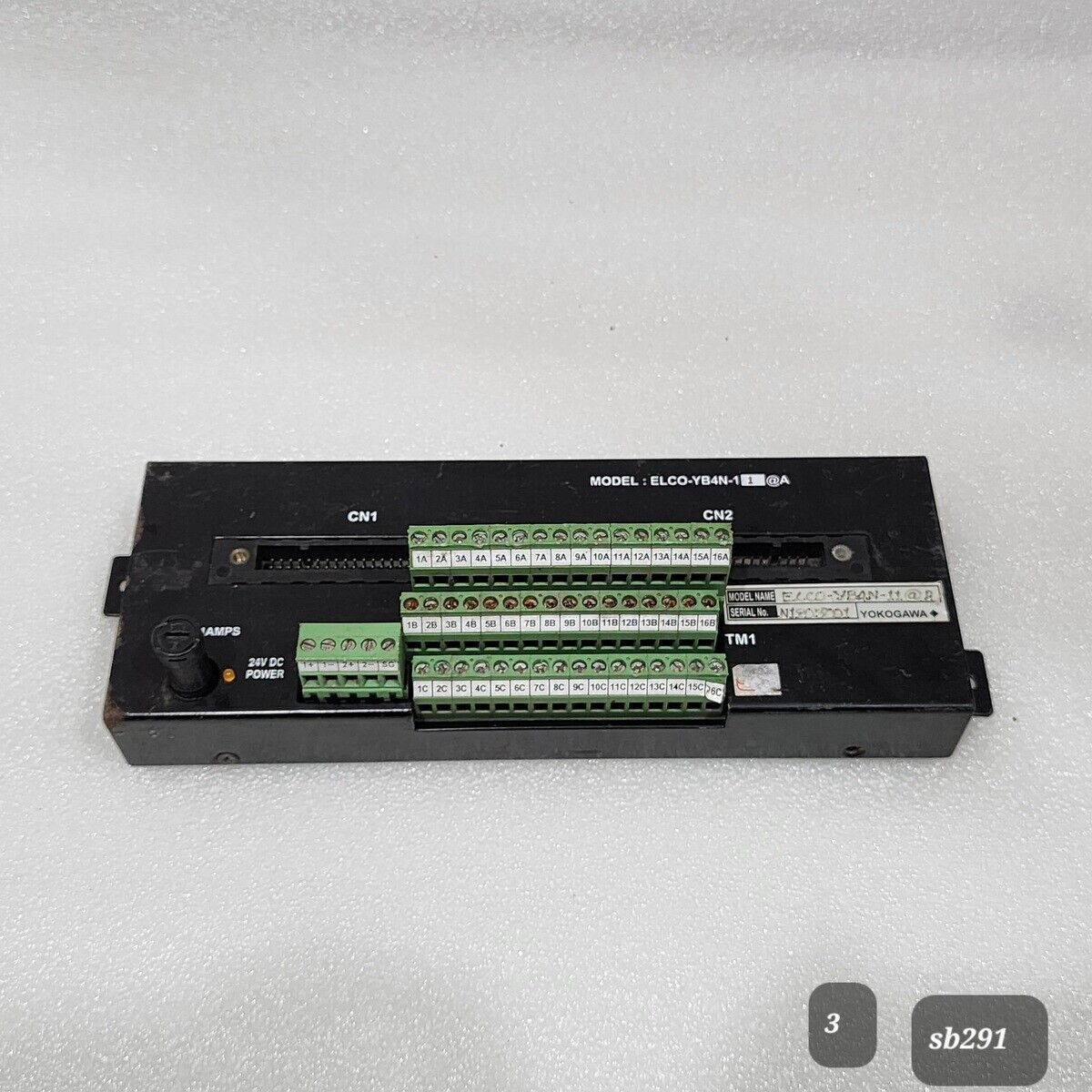 YOKOGAWA ELCO-YB4N-11@A TERMINAL BOARD 24VDC