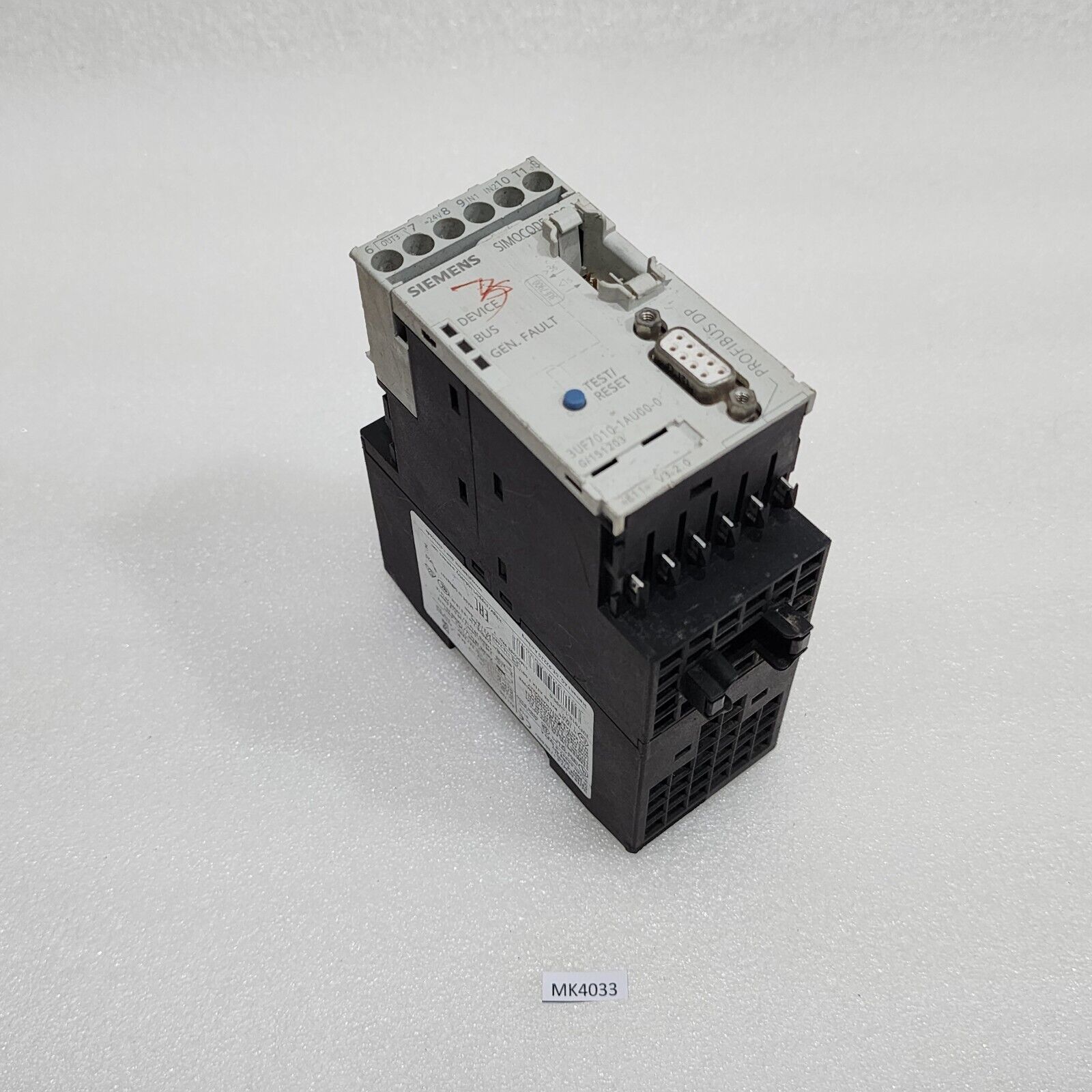 SIEMENS PROFIBUS-DP 3UF7010-1AU00-0 SIMOCODE PRO V