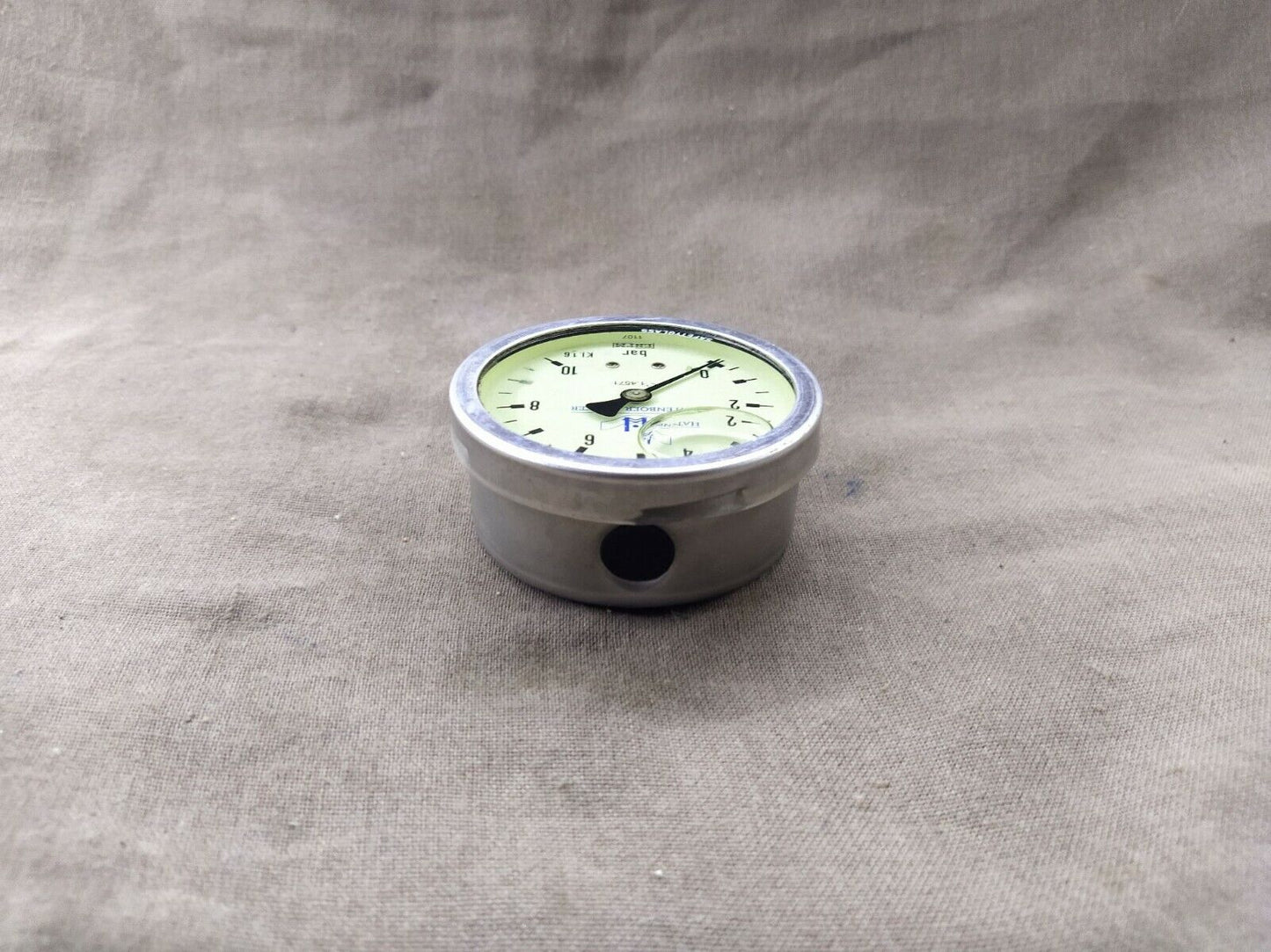 Hatenboer Water ENFM  C 1.4571 Pressure Gauge 10 BAR KI. 1.6