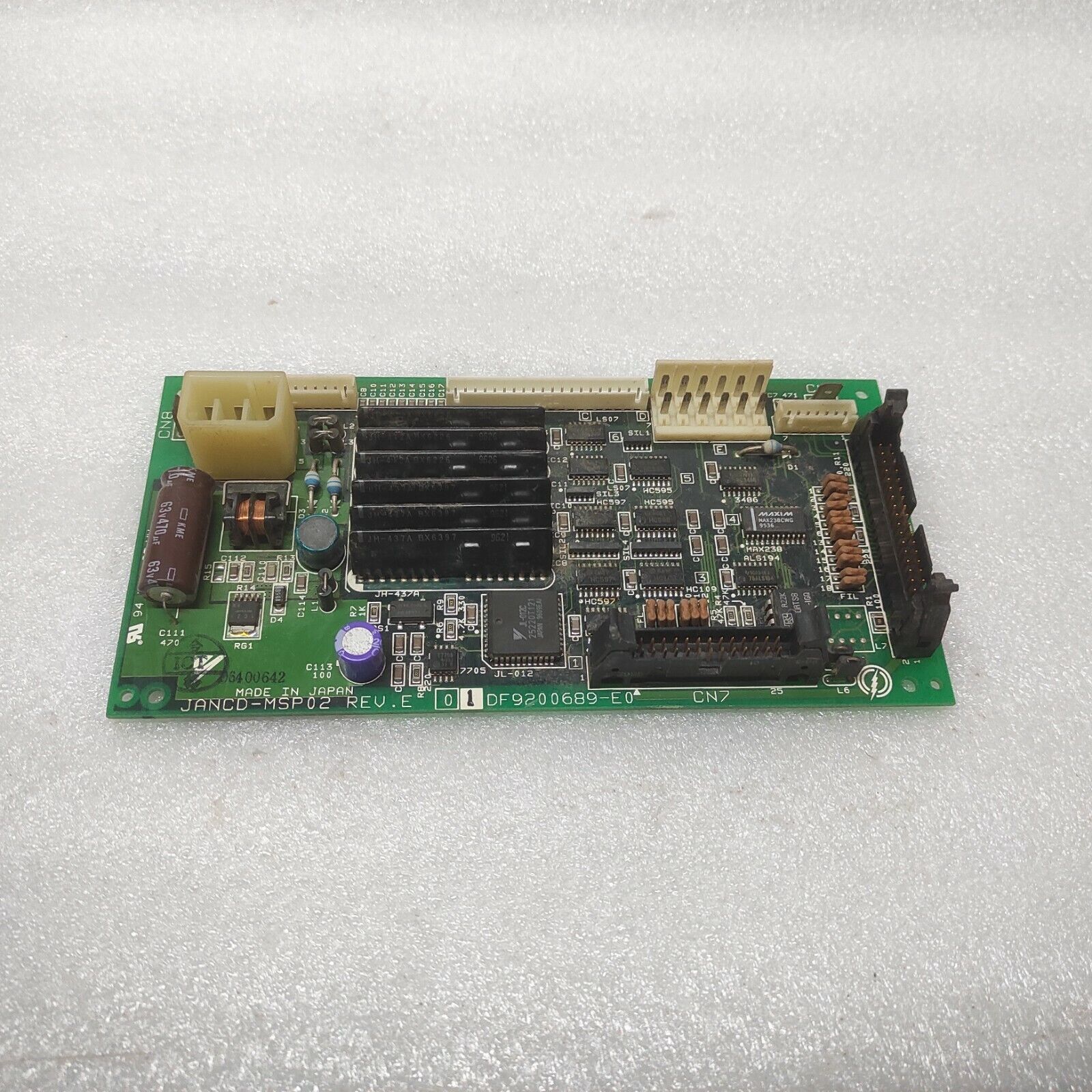 YASKAWA ELECTRIC JANCD-MSP02 OPERATOR CONTROL PC BOARD DF9200689-E0