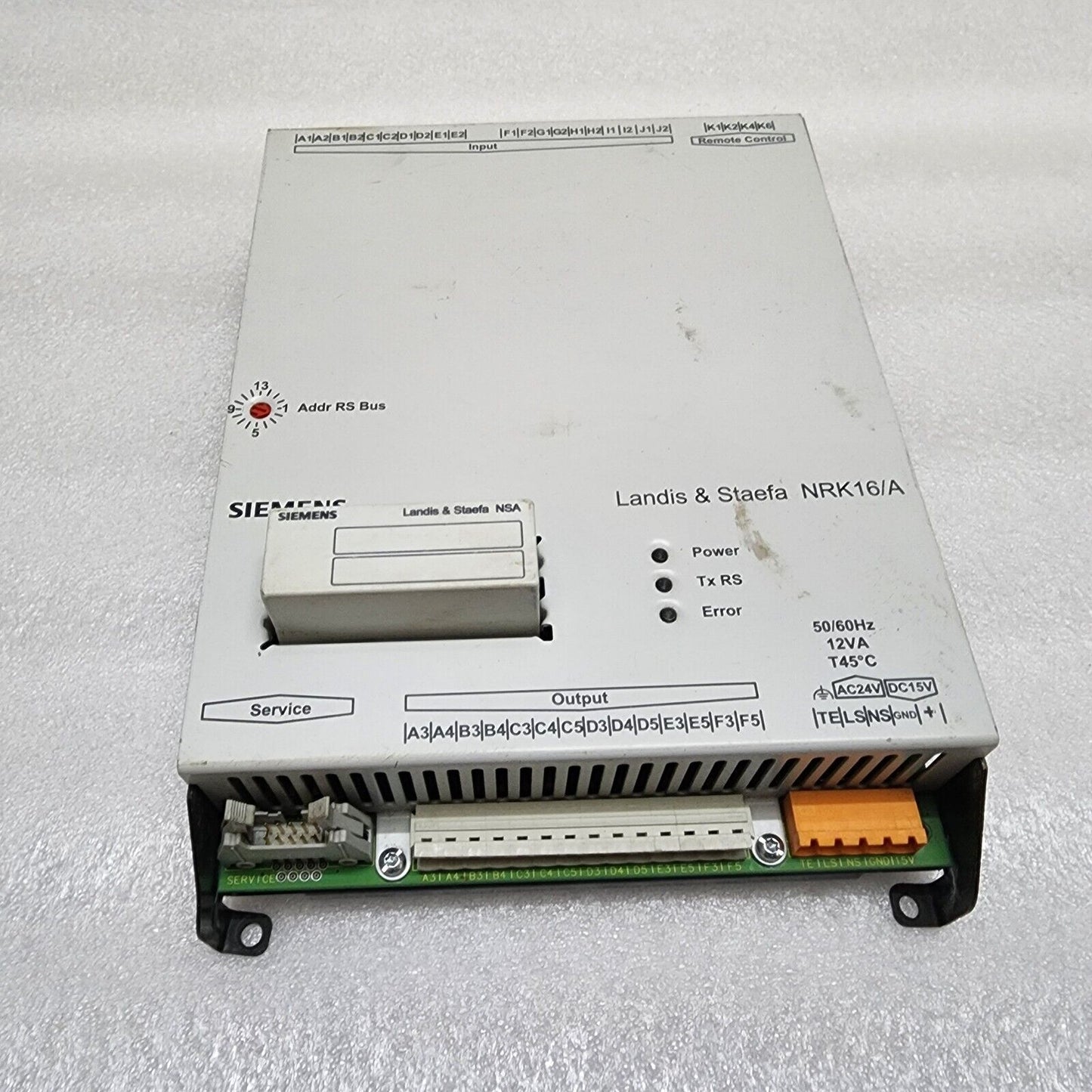 SIEMENS LANDIS & STEFA NRK 16/A CONTROLLER