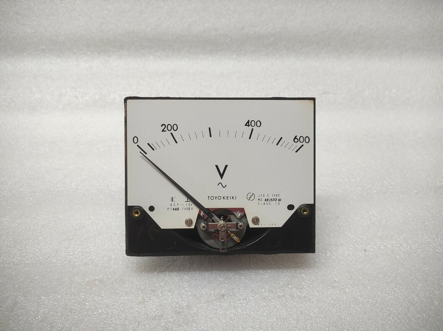 TOYO KEIKI ACF-12N VOLTMETER PT 460/115V