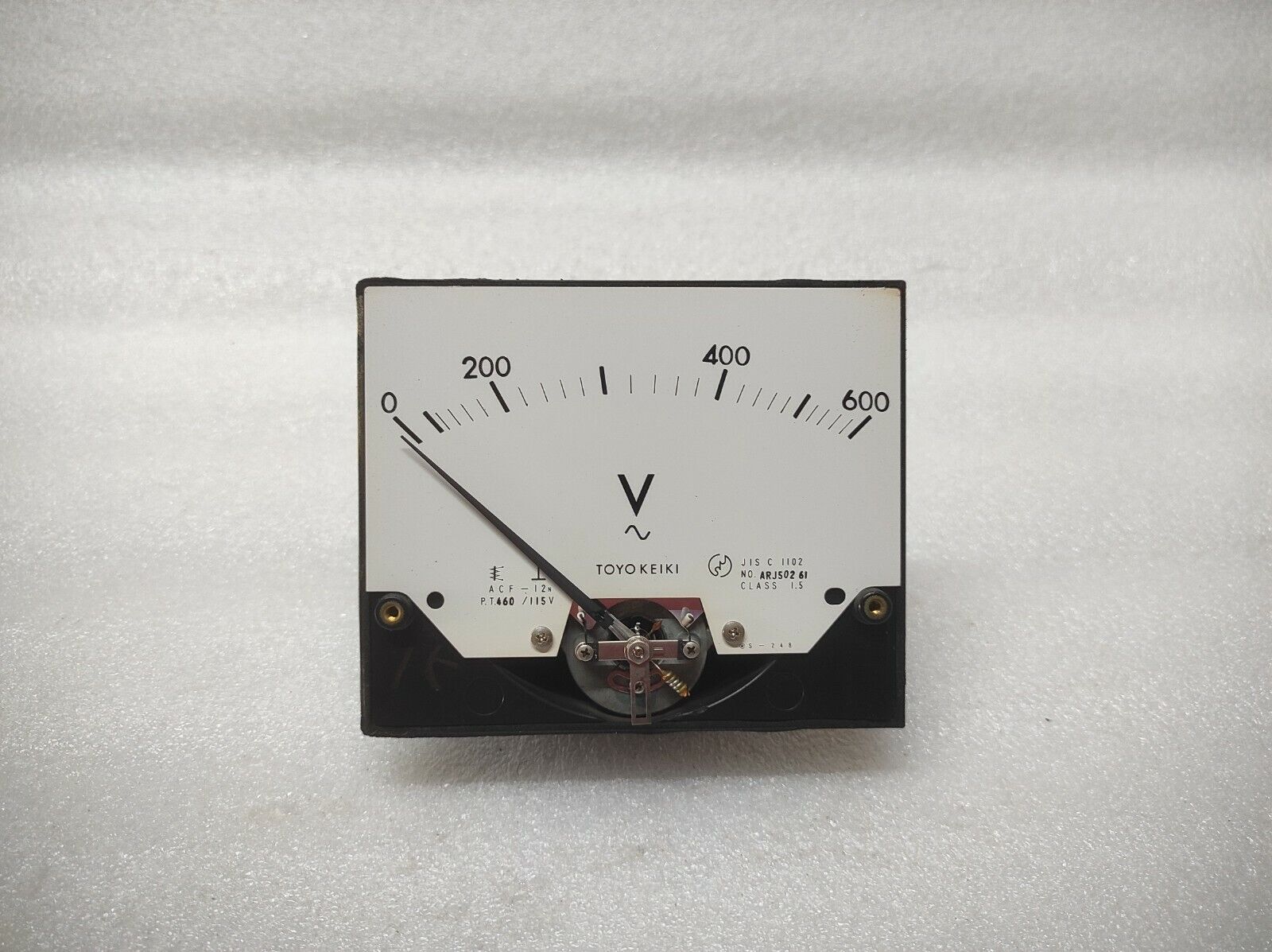TOYO KEIKI ACF-12N VOLTMETER PT 460/115V