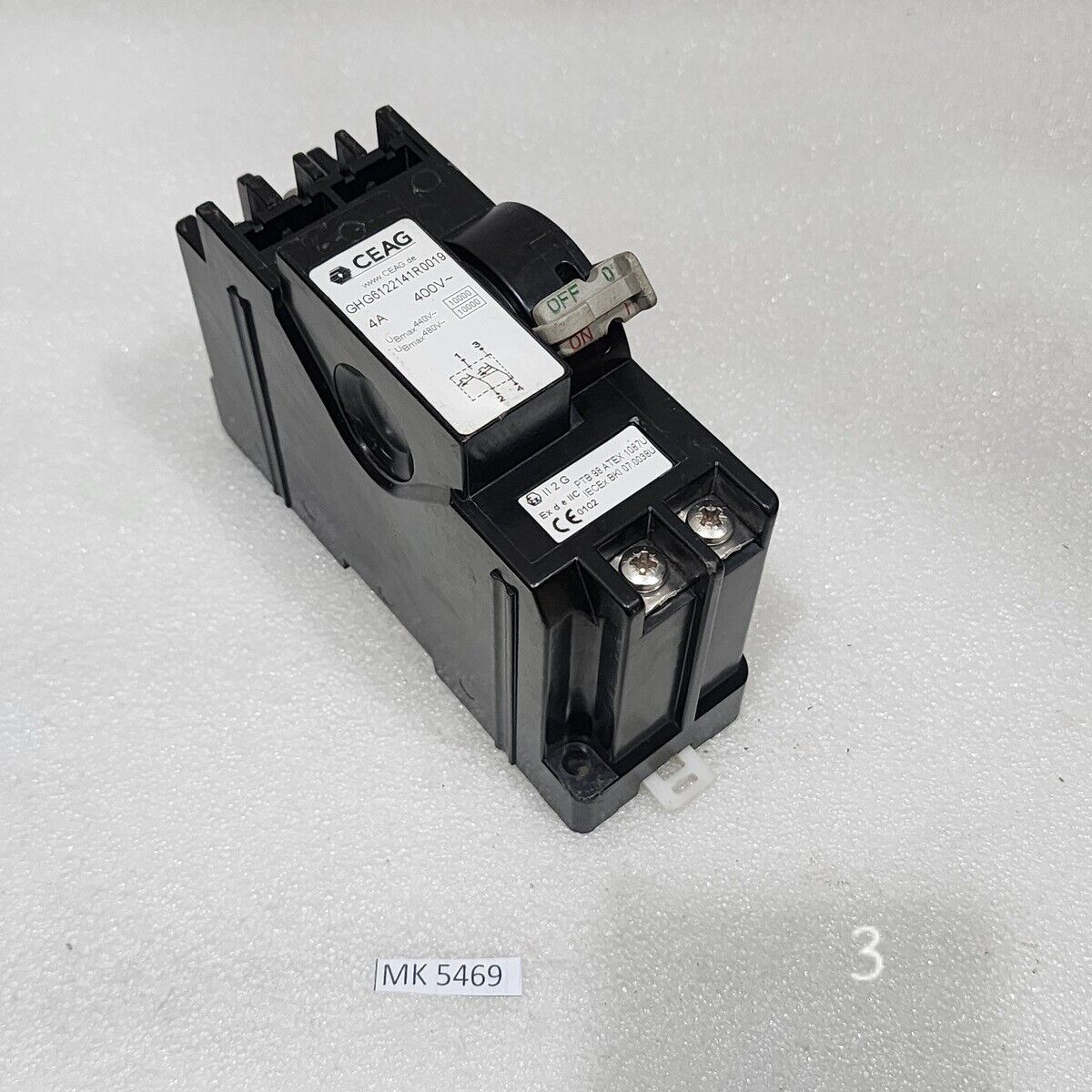 CEAG GHG6122141R0019 4A 2-POLE BREAKER/SAFETY DIODE