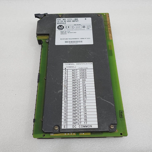 ALLEN BRADLEY CAT 1771-IBD B INPUT MODULE 10-30VDC