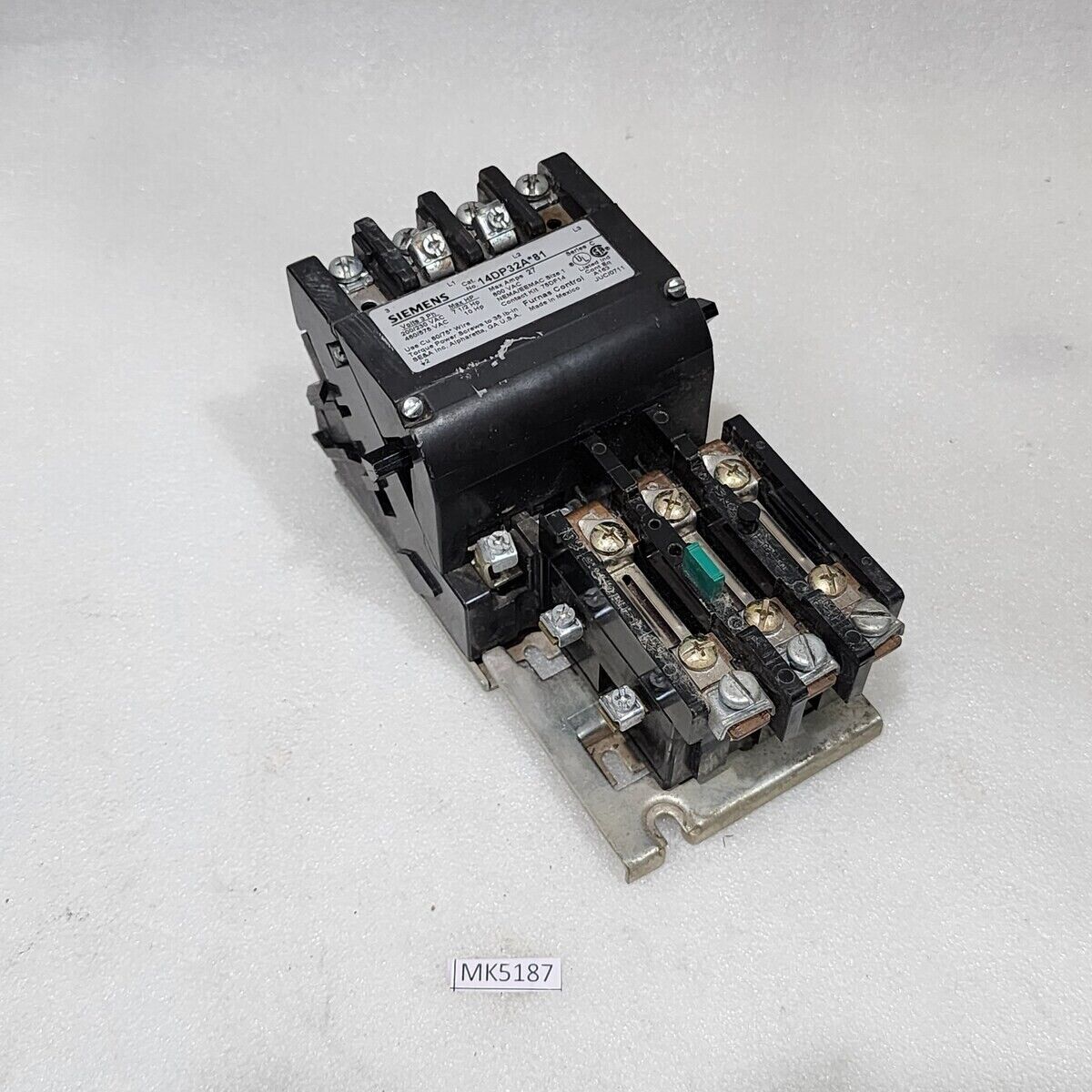 SIEMENS CAT 14DP32A-81 MANUAL MOTOR STARTER 27A 220-480V